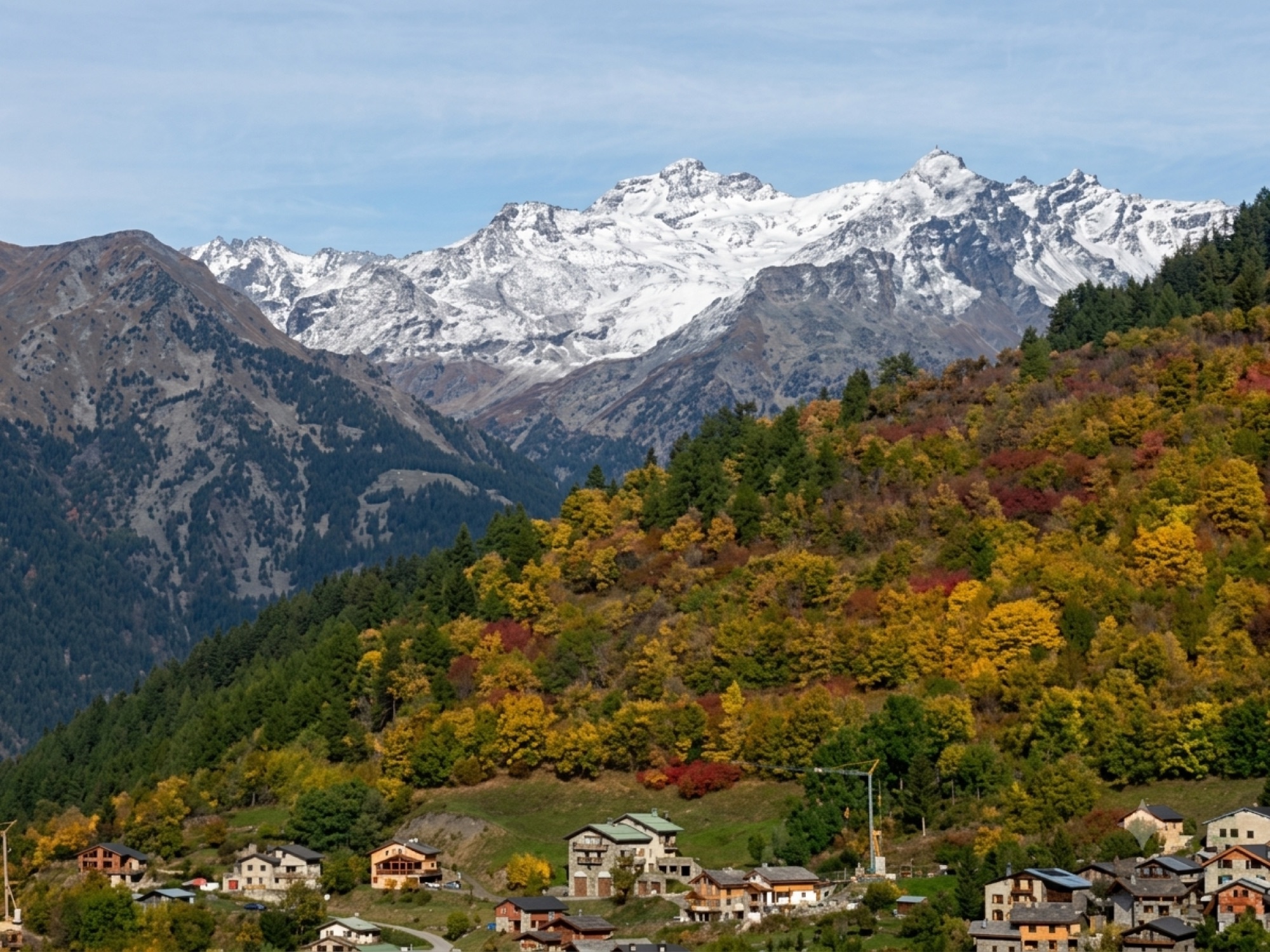 Vue sur les montagnes